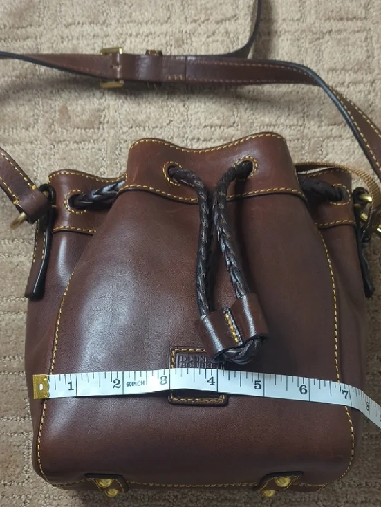 Dooney & Bourke Chestnut Small Hattie Bucket Bag - Picture 10 of 11